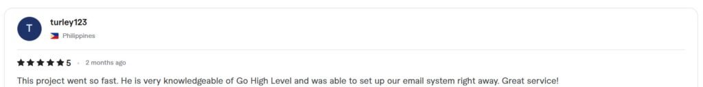 ghlemailexpert.com client review & Testimonial 2